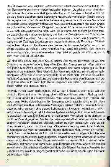 Vorschauseite 3: Grundsätzliche Gedanken zum Alter