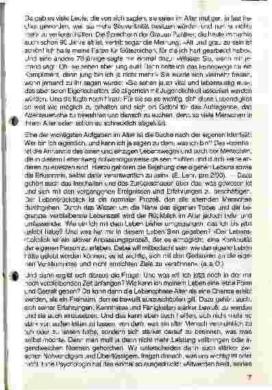 Vorschauseite 4: Grundsätzliche Gedanken zum Alter