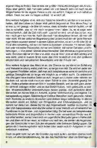 Vorschauseite 5: Grundsätzliche Gedanken zum Alter