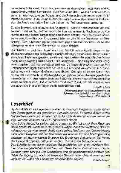 Vorschauseite 6: Grundsätzliche Gedanken zum Alter