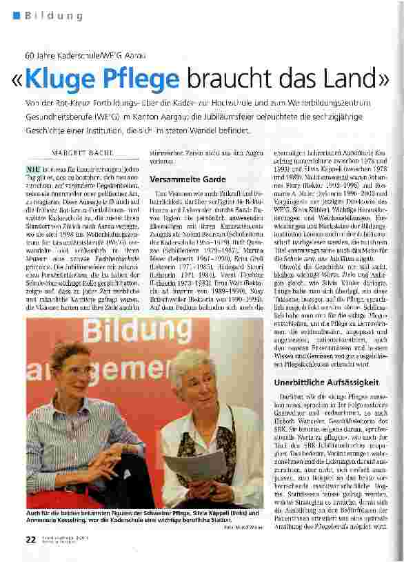 Vorschauseite 1: Kluge Pflege braucht das Land
