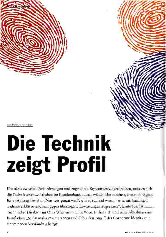 Vorschauseite 1: Die Technik zeigt Profil