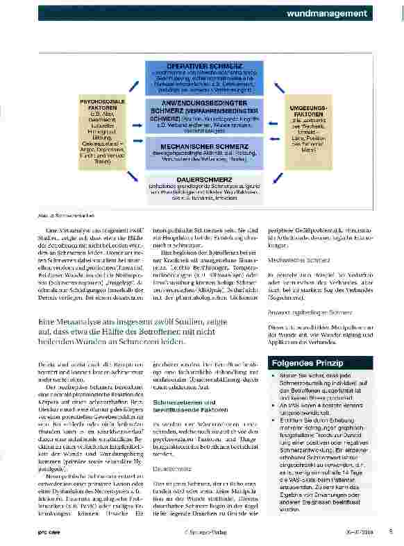 Vorschauseite 2: Wenn Wundpflege schmerzt