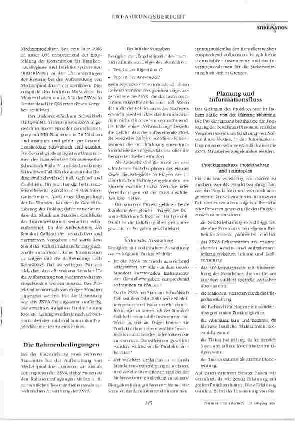 Vorschauseite 2: Einbeziehung eines weiteren Standortes bei der Aufbereitung von Medizinprodukten