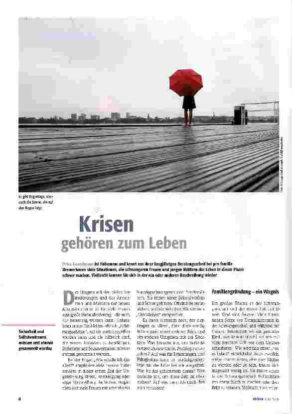 Vorschauseite 1: Krisen gehören zum Leben
