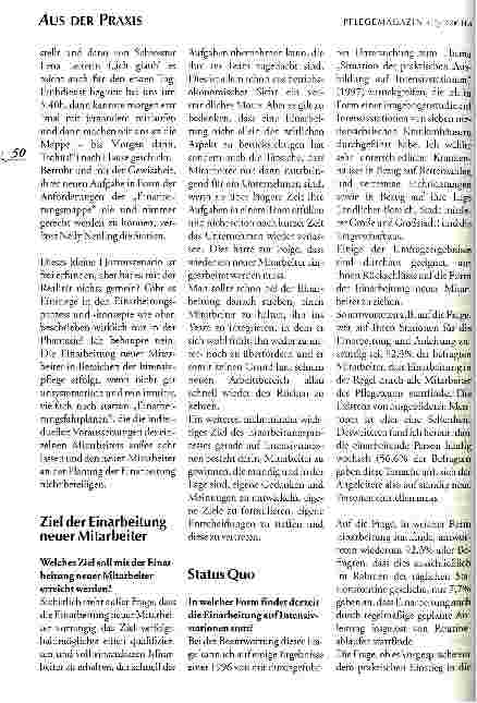 Vorschauseite 2: Die Einarbeitung neuer Mitarbeiter - konzeptionelle Überlegungen