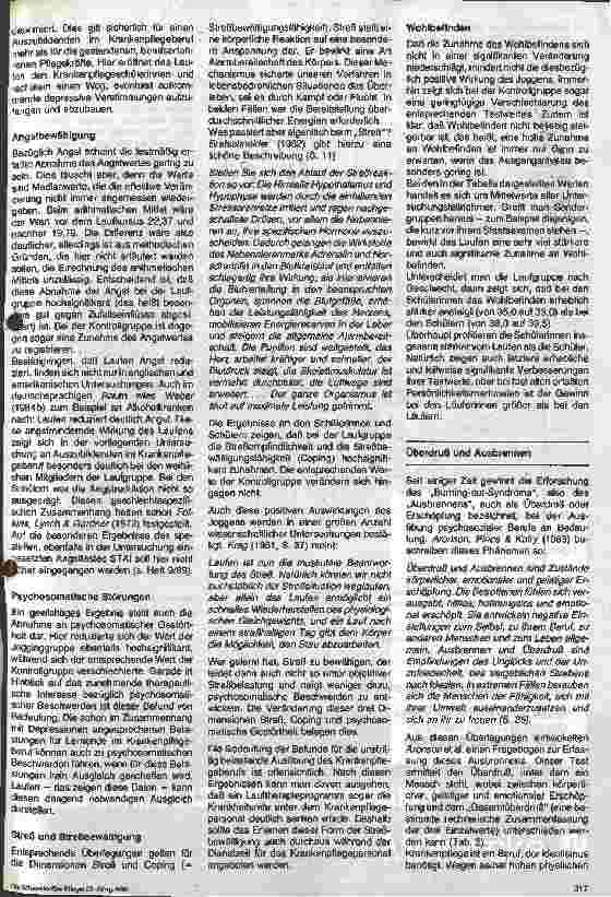 Vorschauseite 2: Laufen - eine Hilfe gegen die psychische Belastung im Krankenpflegeberuf - 1. Teil
