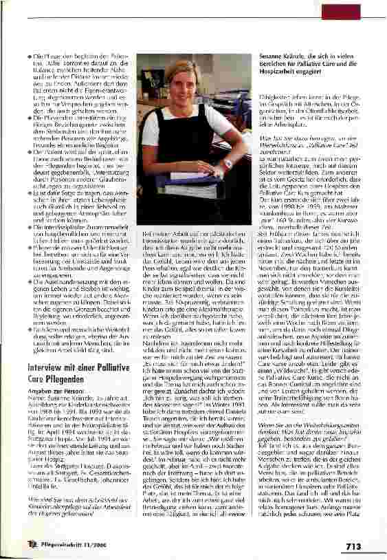 Vorschauseite 3: Lebensqualität statt Leidensverlängerung Teil 10 - Palliative Care