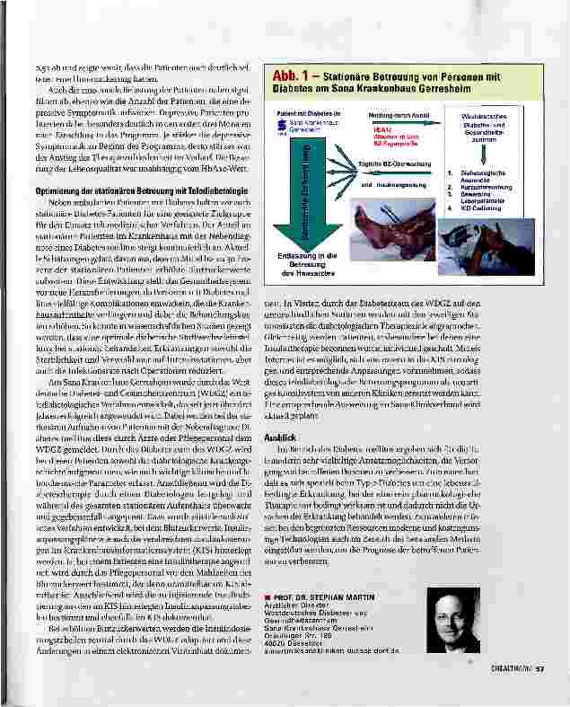 Vorschauseite 2: Fernbetreuung bei Diabetes verbessert ein breites Spektrum an krankheitsrelevanten Parametern