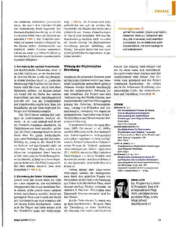 Vorschauseite 3: Atemhilfe durch Rhythmische Einreibung