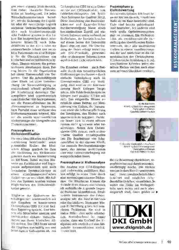 Vorschauseite 2: Die Prävention des scheinbar Unmöglichen