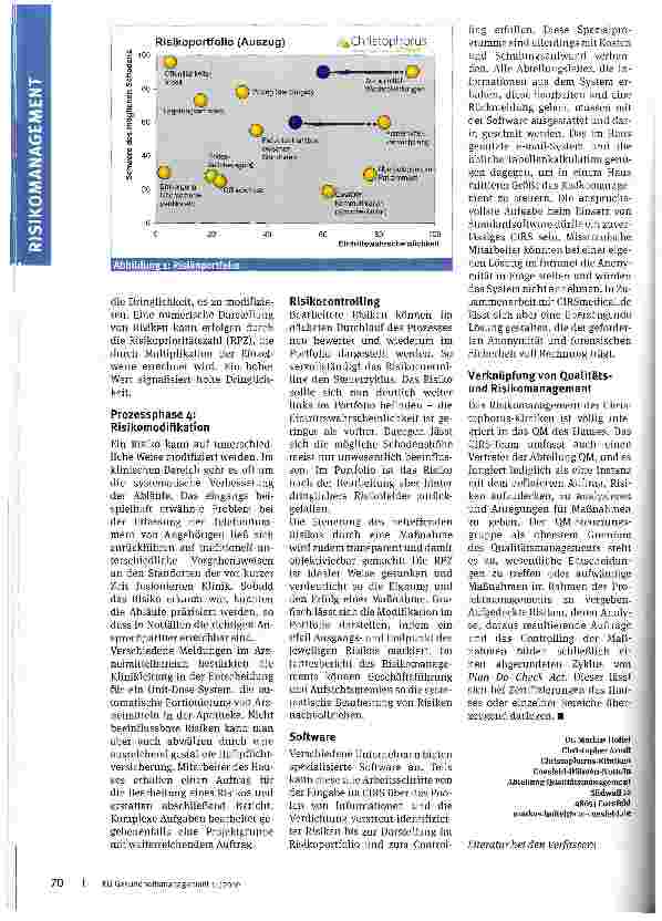 Vorschauseite 3: Die Prävention des scheinbar Unmöglichen