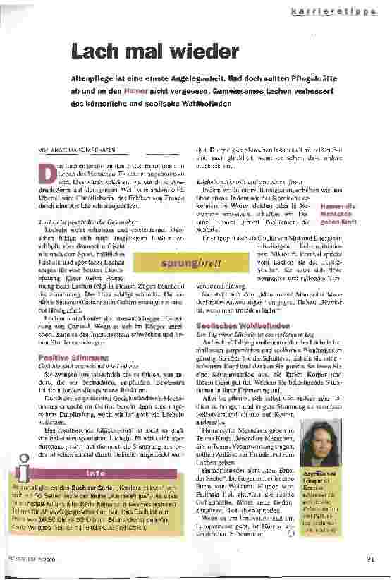 Vorschauseite 1: Lach mal wieder