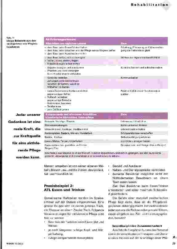 Vorschauseite 3: Aktivierende Pflege - Interdisziplinäre Zusammenarbeit