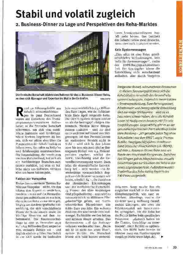 Vorschauseite 1: Stabil und volatil zugleich