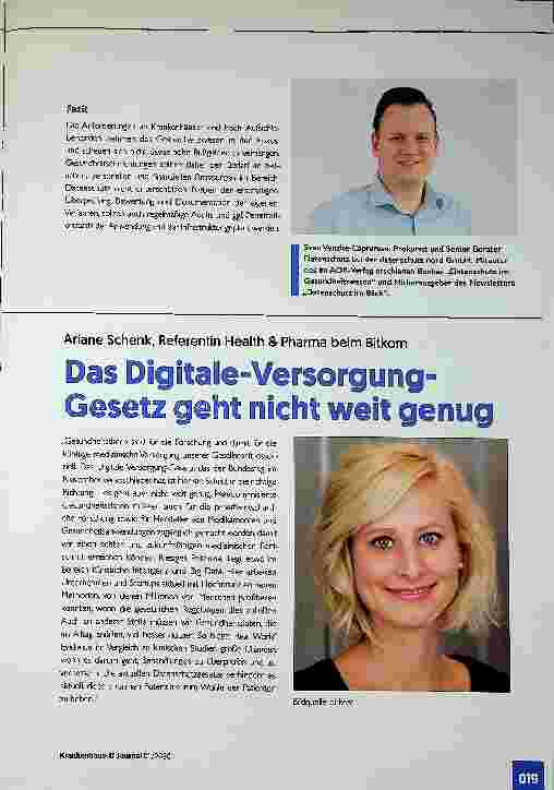 Vorschauseite 2: Datenschutzmanagement im Krankenhaus