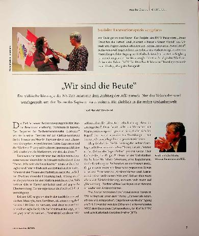 Vorschauseite 1: "Wir sind die Beute"