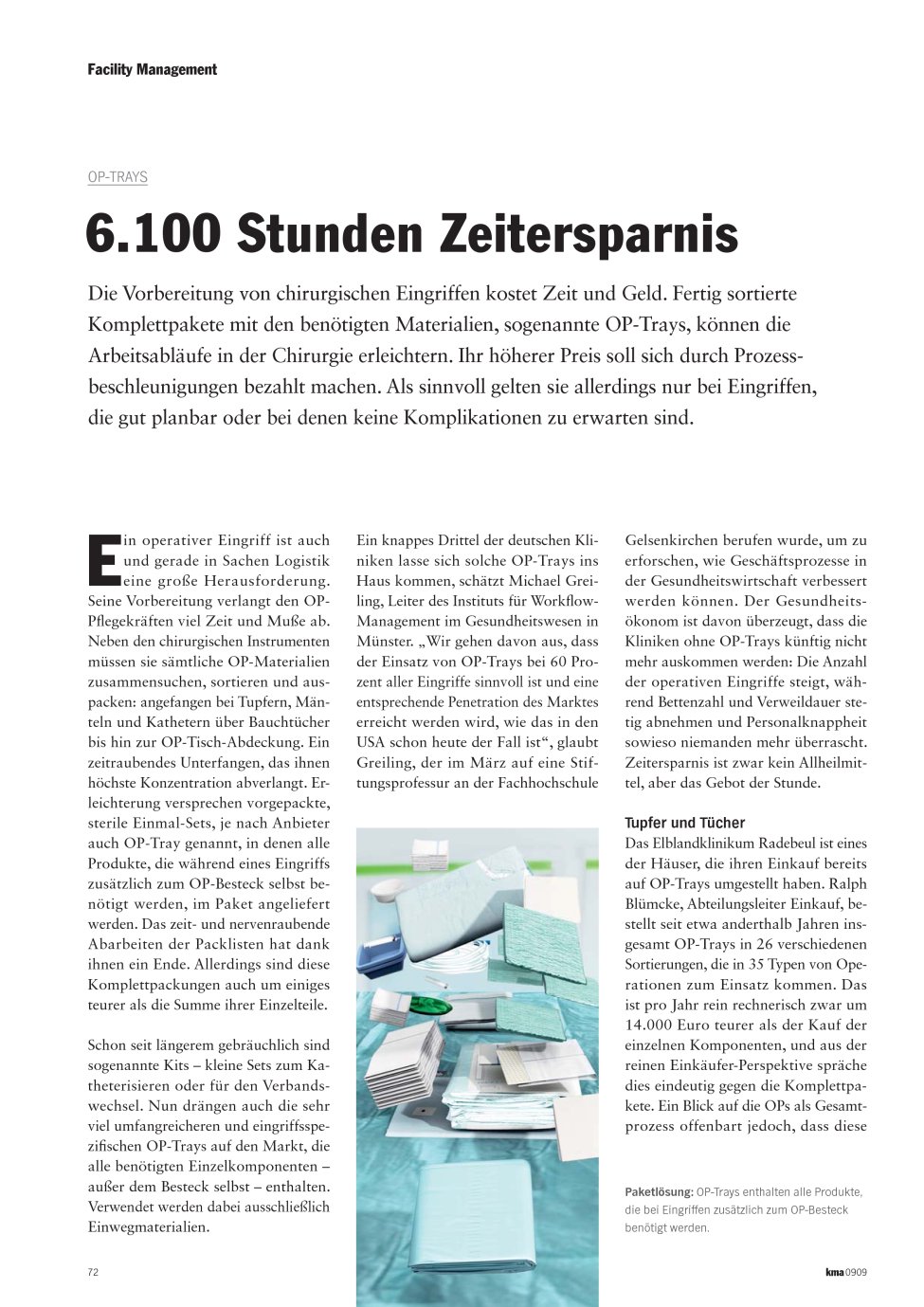 Vorschauseite 1: 6.100 Stunden Zeitersparnis