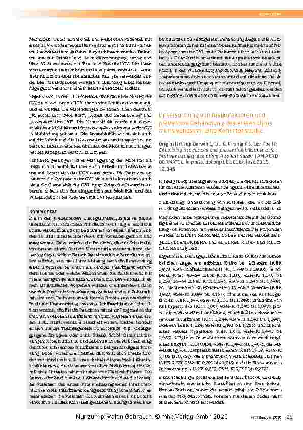 Vorschauseite 3: Ulcus cruris