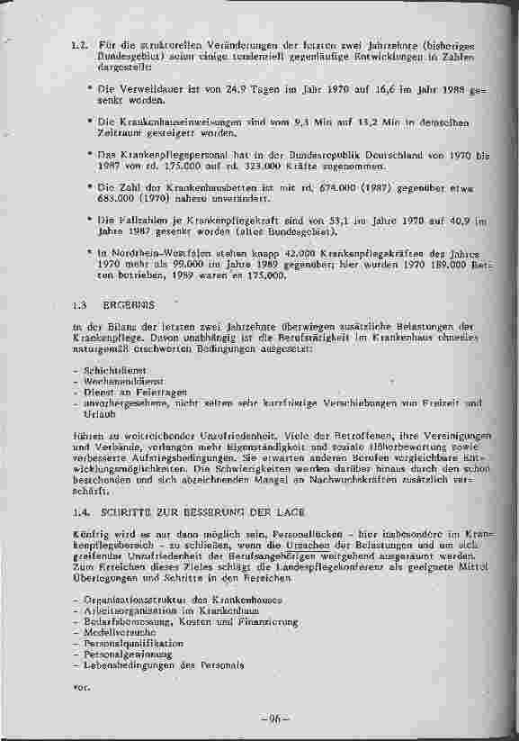 Vorschauseite 2: Arbeitsorganisation, Organisationsstrukturen des Krankenhauses, Allgemeine Lebensbedingungen
