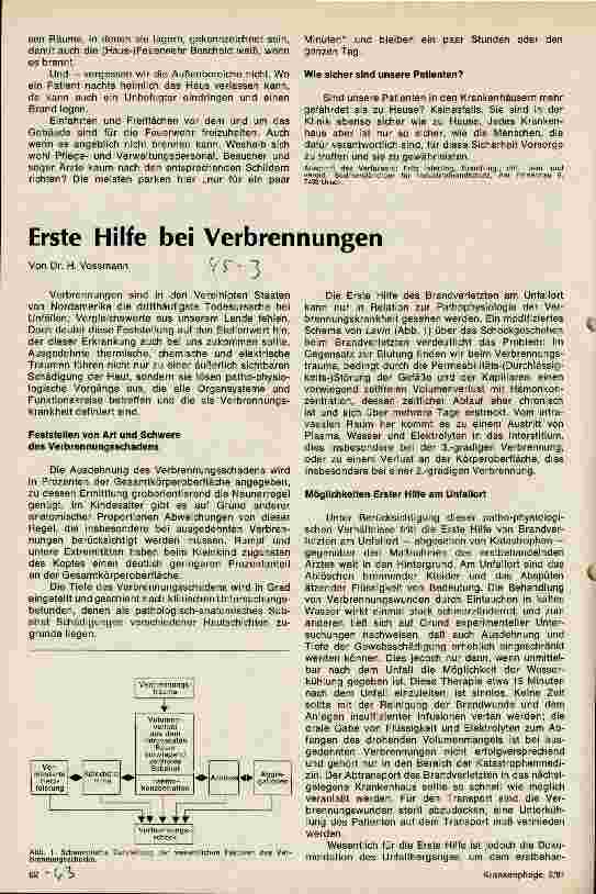 Vorschauseite 1: Erste Hilfe bei Verbrennungen