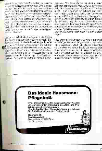 Vorschauseite 2: Krank sein - gestern, heute, morgen