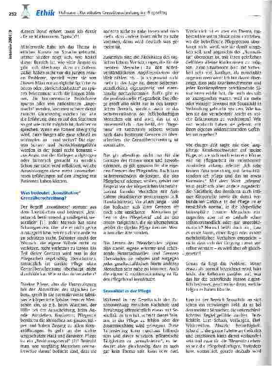Vorschauseite 2: Konstitutive Grenzüberschreitung im Pflegealltag