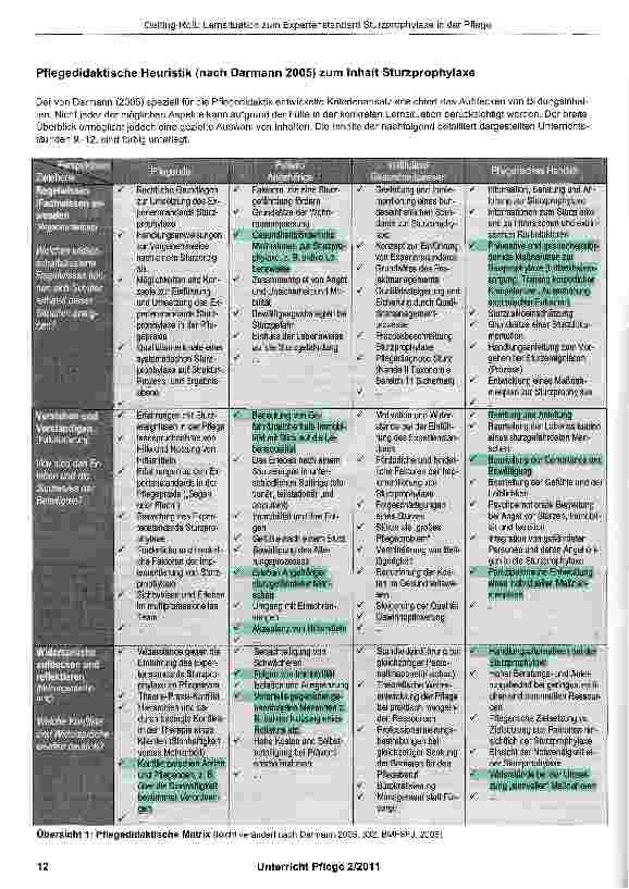 Vorschauseite 3: Möglichst sicher und mobil - der Expertenstandard Sturzprophylaxe im Unterricht