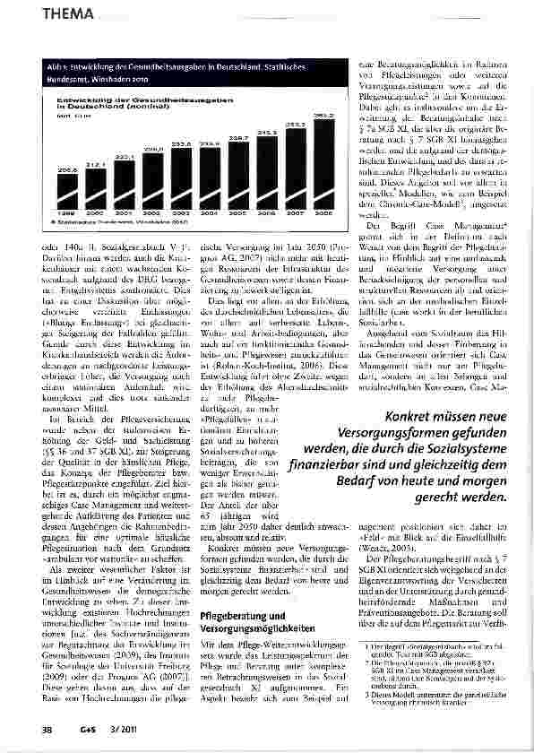 Vorschauseite 2: Pflegeberatung - eine Möglichkeit zur Optimierung der häuslichen Pflege?