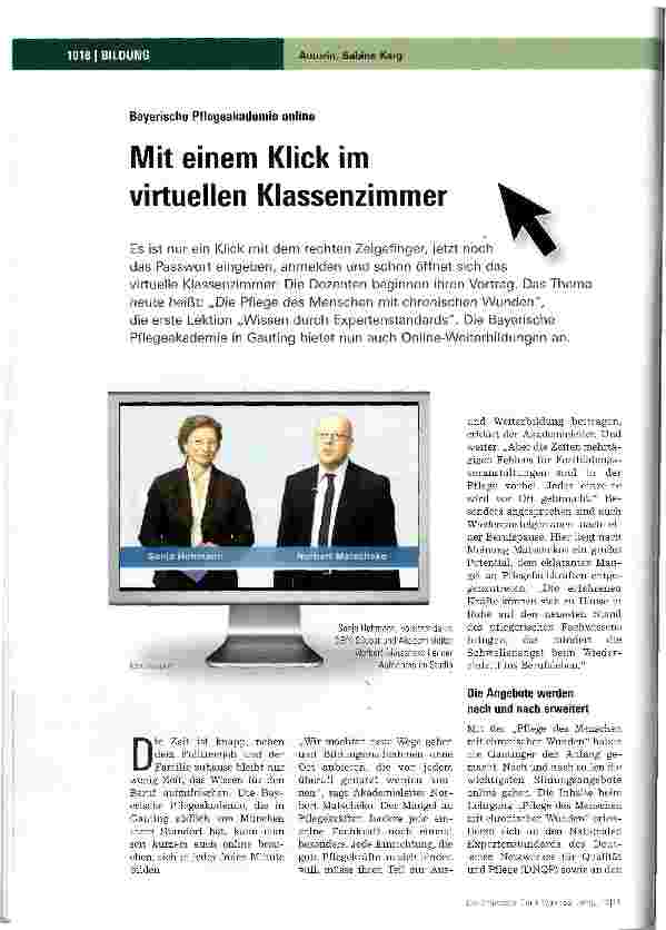 Vorschauseite 1: Mit einem Klick im virtuellen Klassenzimmer
