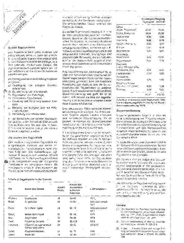 Vorschauseite 2: Die Tagesversorgung für ältere Menschen im System gesundheitlicher und sozialer Hilfen in der Schweiz