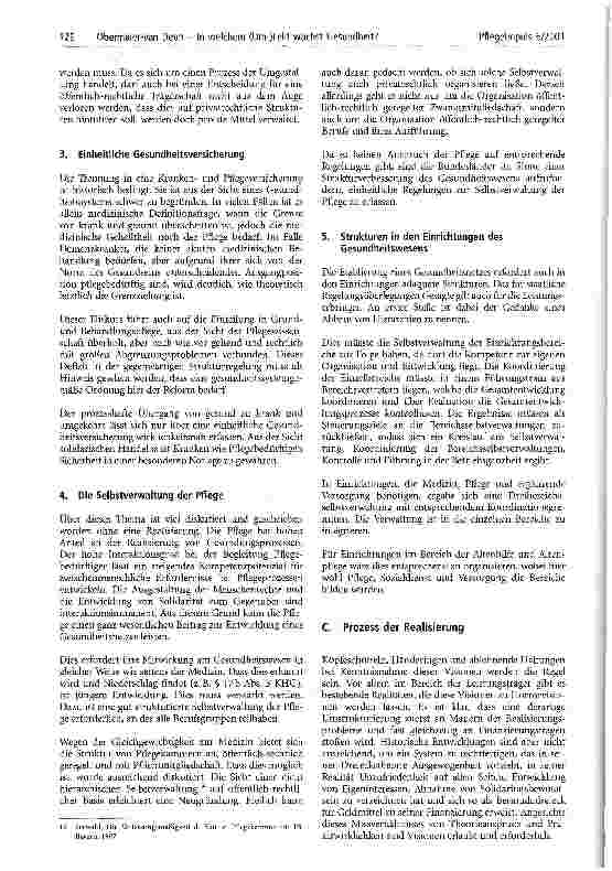 Vorschauseite 5: In welchem (Um)-Feld wächst Gesundheit? Anfragen an und Visionen zu Strukturen im Gesundheitswesen