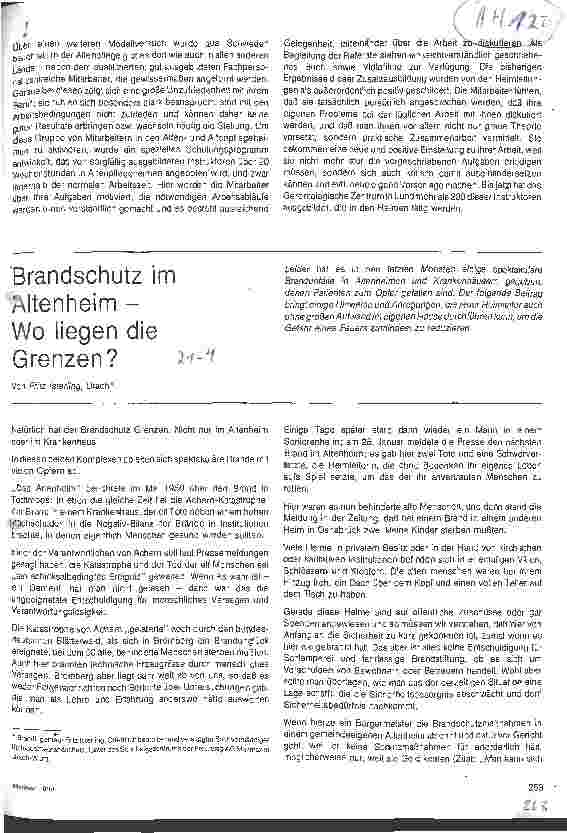 Vorschauseite 4: Hamburger Notizen Tagungsbericht