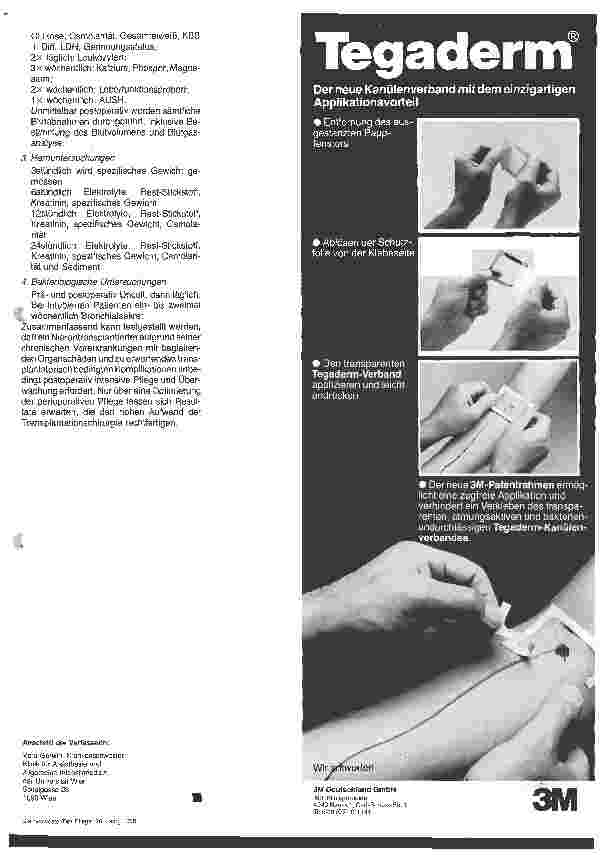 Vorschauseite 2: Besonderheiten der pflegerischen Maßnahmen nach einer Nierentransplantation