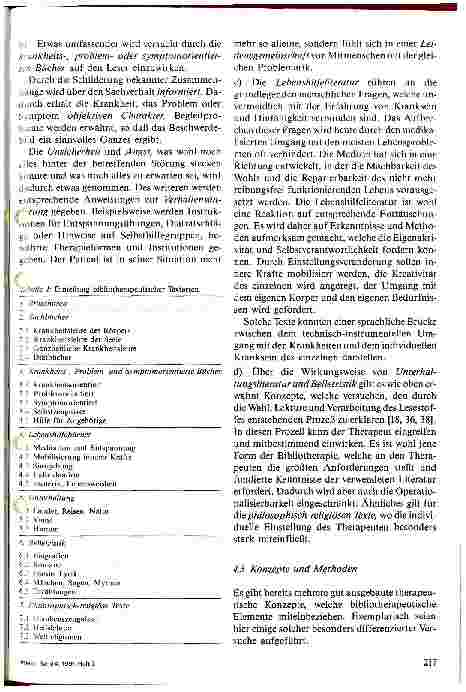 Vorschauseite 4: Bibliotherapie - Lesen als Hilfe in der Krankheitsverarbeitung