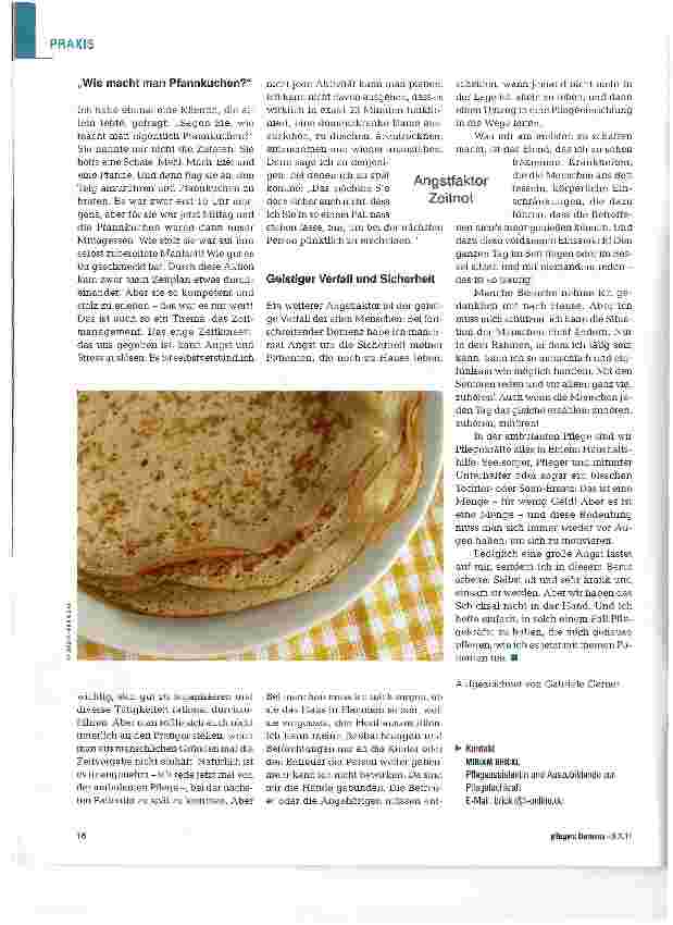 Vorschauseite 3: Pflege ist Einstellungssache