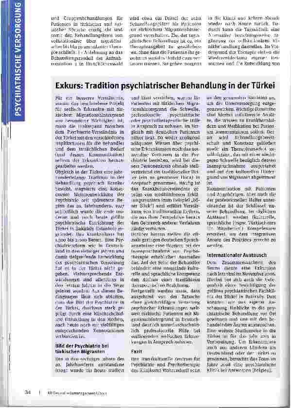 Vorschauseite 2: Psychiatrische Versorgung von Patienten mit Migrationshintergrund