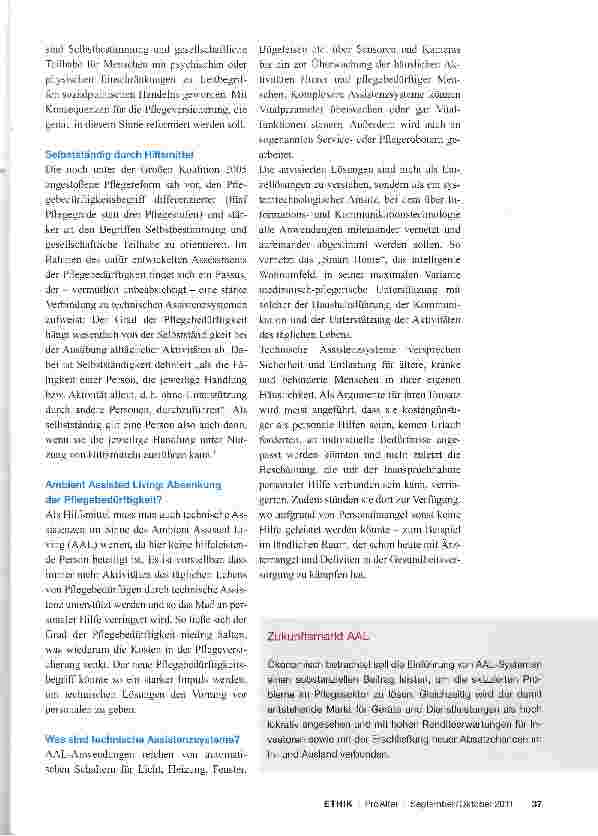 Vorschauseite 2: Technische Assistenzsysteme