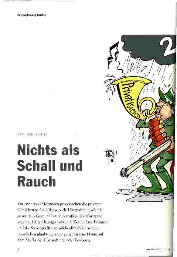 Vorschauseite 1: PRIVATISIERUNGSWELLENichts als Schall und Rauch