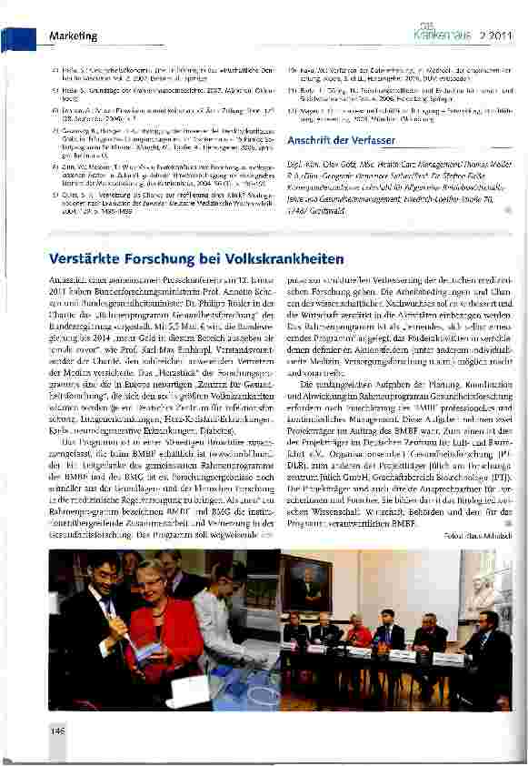 Vorschauseite 6: Einweiserverhalten niedergelassener Ärzte in Vorpommern