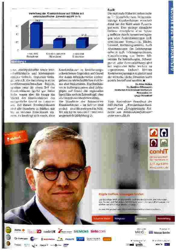 Vorschauseite 3: Warum in die Ferne schweifen?Rolle der regionalen Nähe bei Krankenhausfusionen