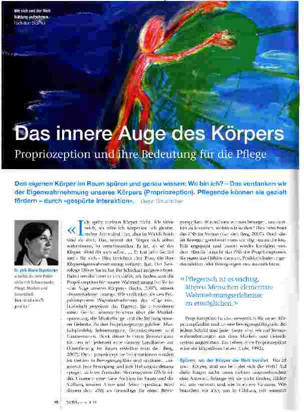 Vorschauseite 1: Das innere Auge des Körpers