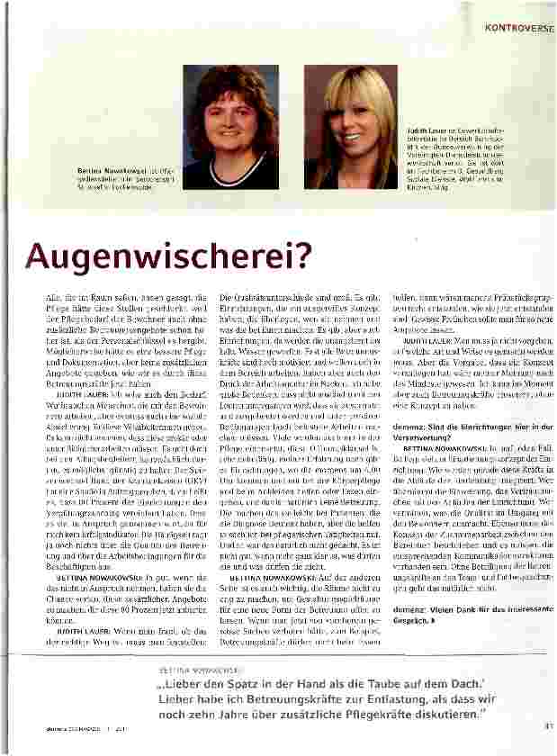 Vorschauseite 2: Bereicherung oder Augenwischerei?