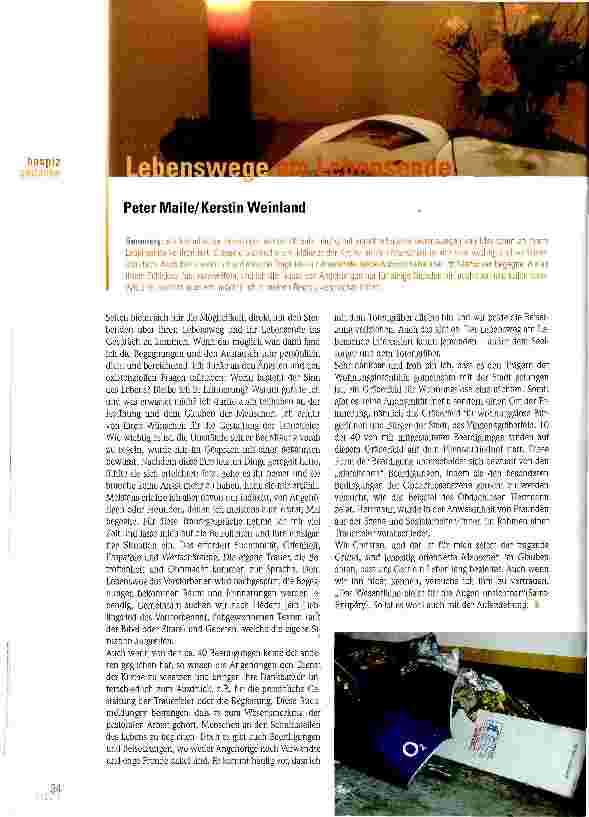 Vorschauseite 1: Lebenswege am Lebensende