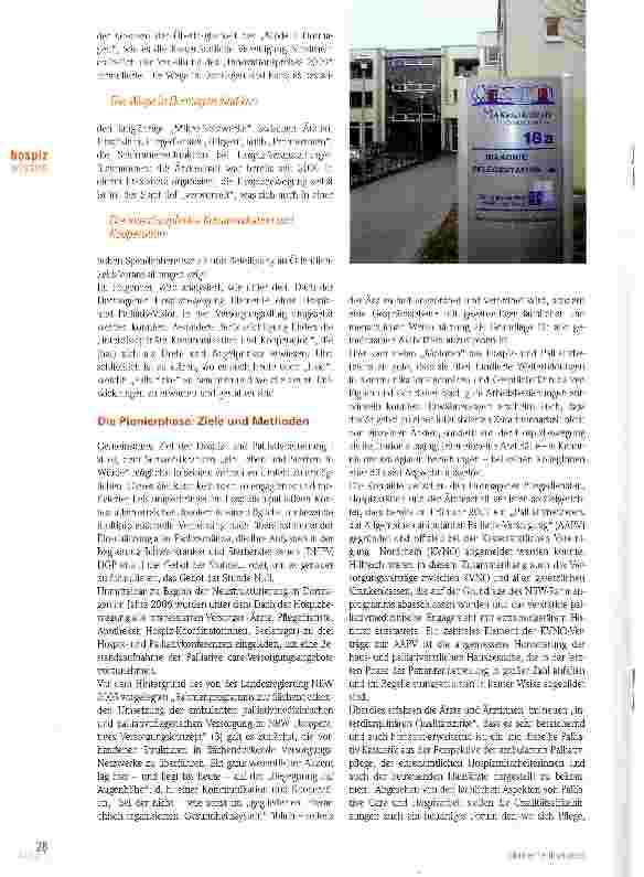 Vorschauseite 2: Hospiz-Engagement und Palliative Care