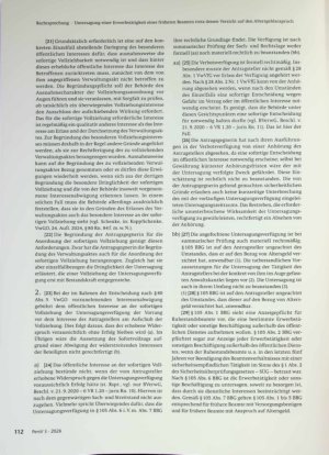 Vorschauseite 4: Zum Beamtenrecht Untersagung einer Erwerbstätigkeit eines früheren Beamten trotz dessen Verzicht auf den Altersgeldanspruch