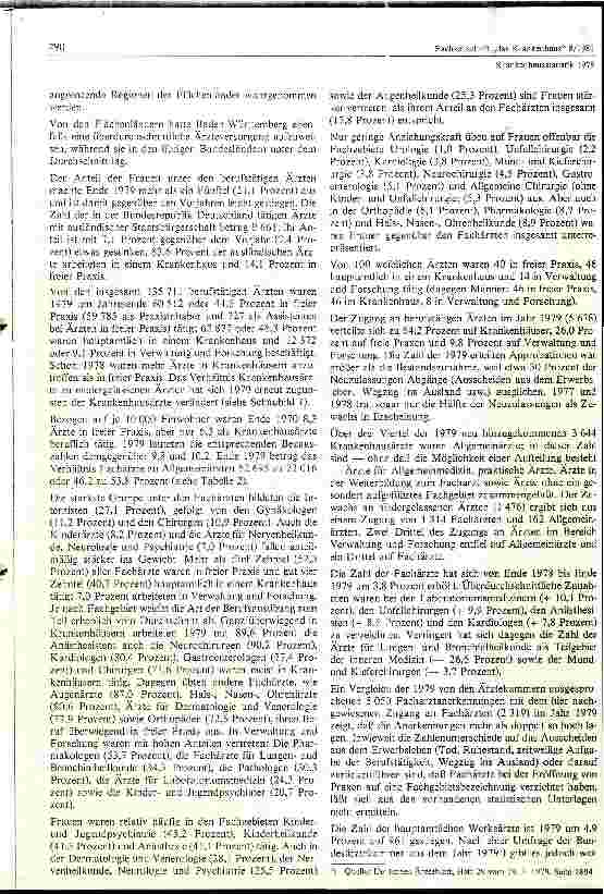 Vorschauseite 6: Bundesstatistik 1979: 67 Akut-Krankenhäuser weniger, auch Bettenzahl nimmt bundesweit ab.