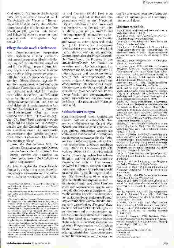 Vorschauseite 3: Pflegetheorien für die Pflege und Betreuung im Wochenbett