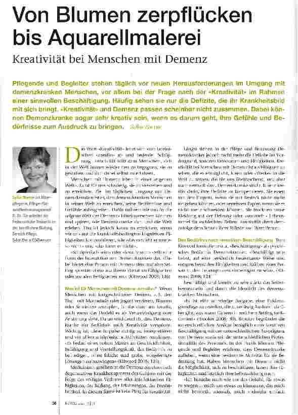 Vorschauseite 1: Von Blumen zerpflücken bis Aquarellmalerei