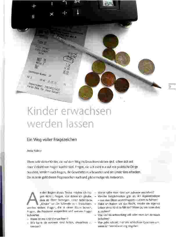 Vorschauseite 1: Kinder erwachsen werden lassen
